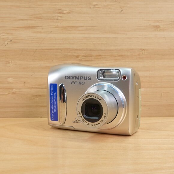 Olympus FE-110 5MP Digital Camera, with 2.8X Optical Zoom - Picture 1 of 9